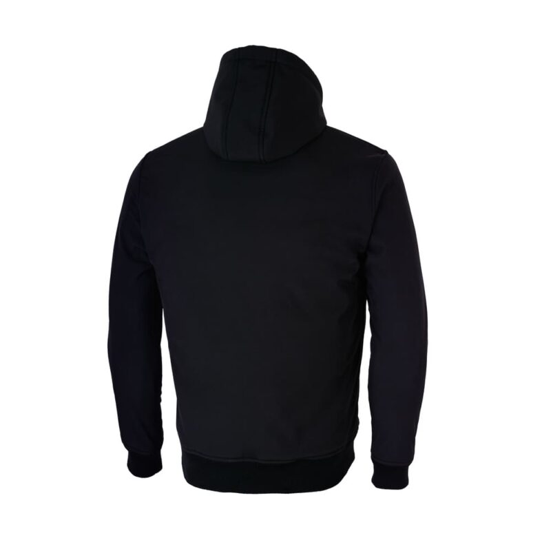 Softshell Hoodie Black back